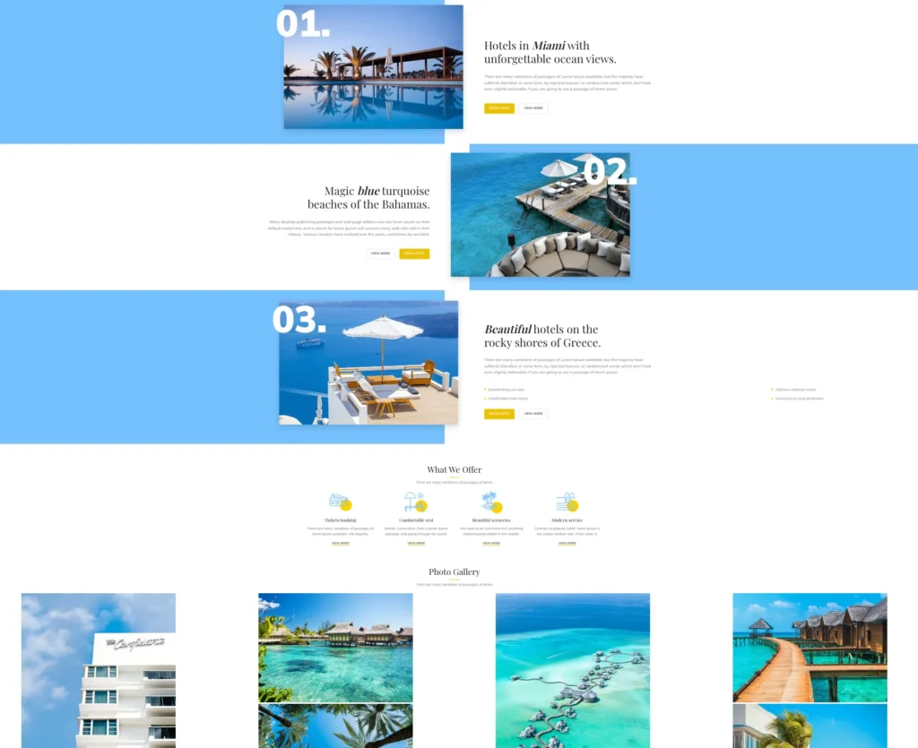 Virtual Horizons Travel Agency Website Design & Development